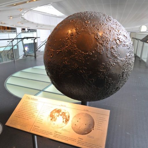 Moon Bronze Cast in the AMNH